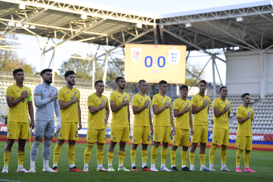 BUCURESTI - FOTBAL - AMICAL - ROMANIA U20 - ANGLIA U20 - 12 OCT 2023